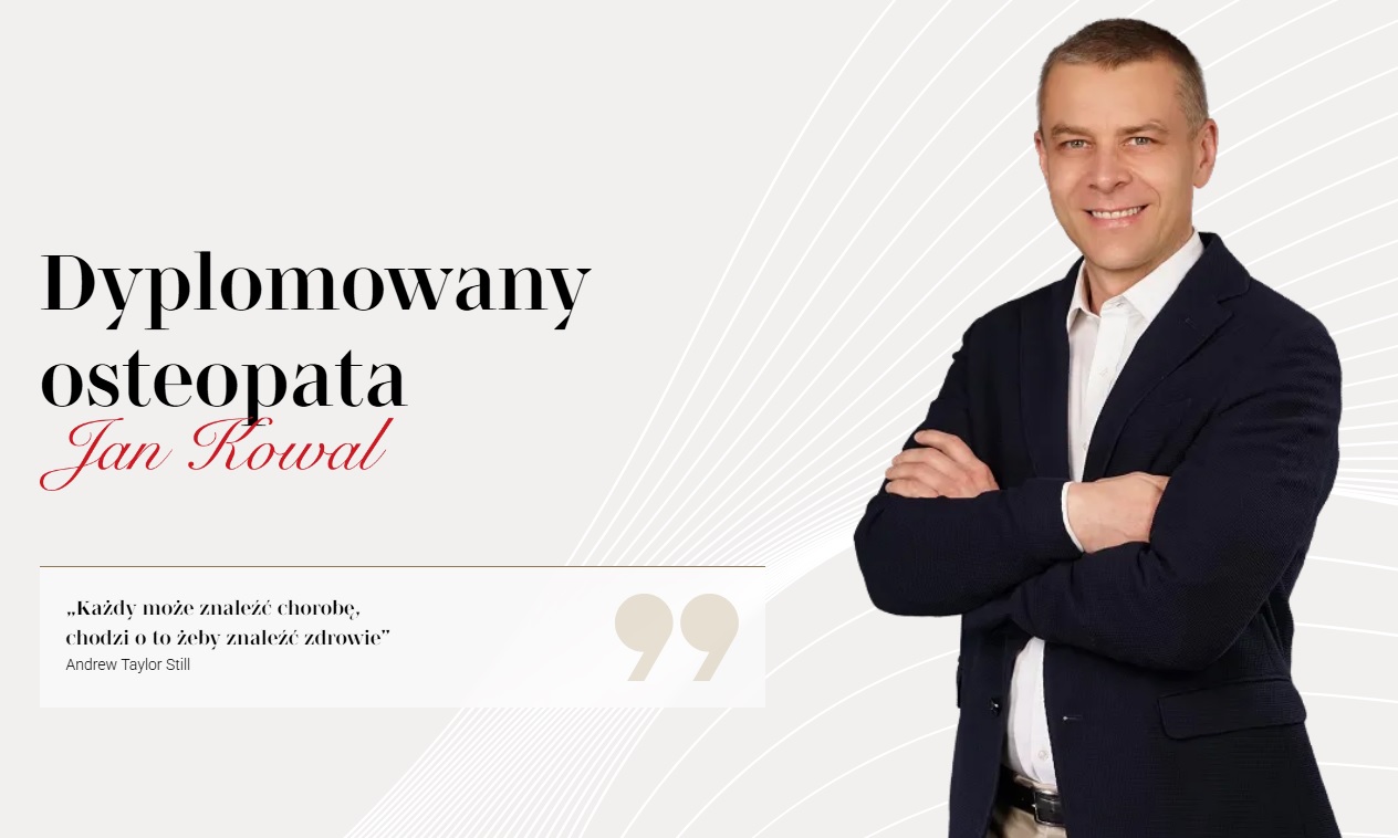 Strona www Osteopata Ostrowiec – Jan Kowal i indywidualne podejście do przyczyn dolegliwości